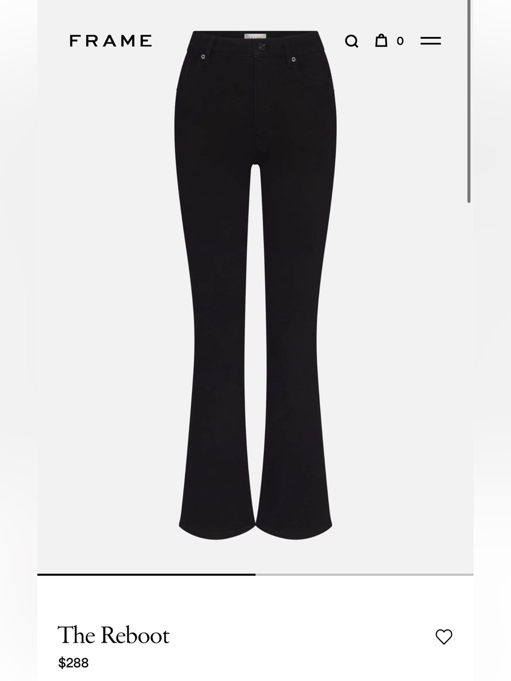 Nordstrom Black Flare Jeans